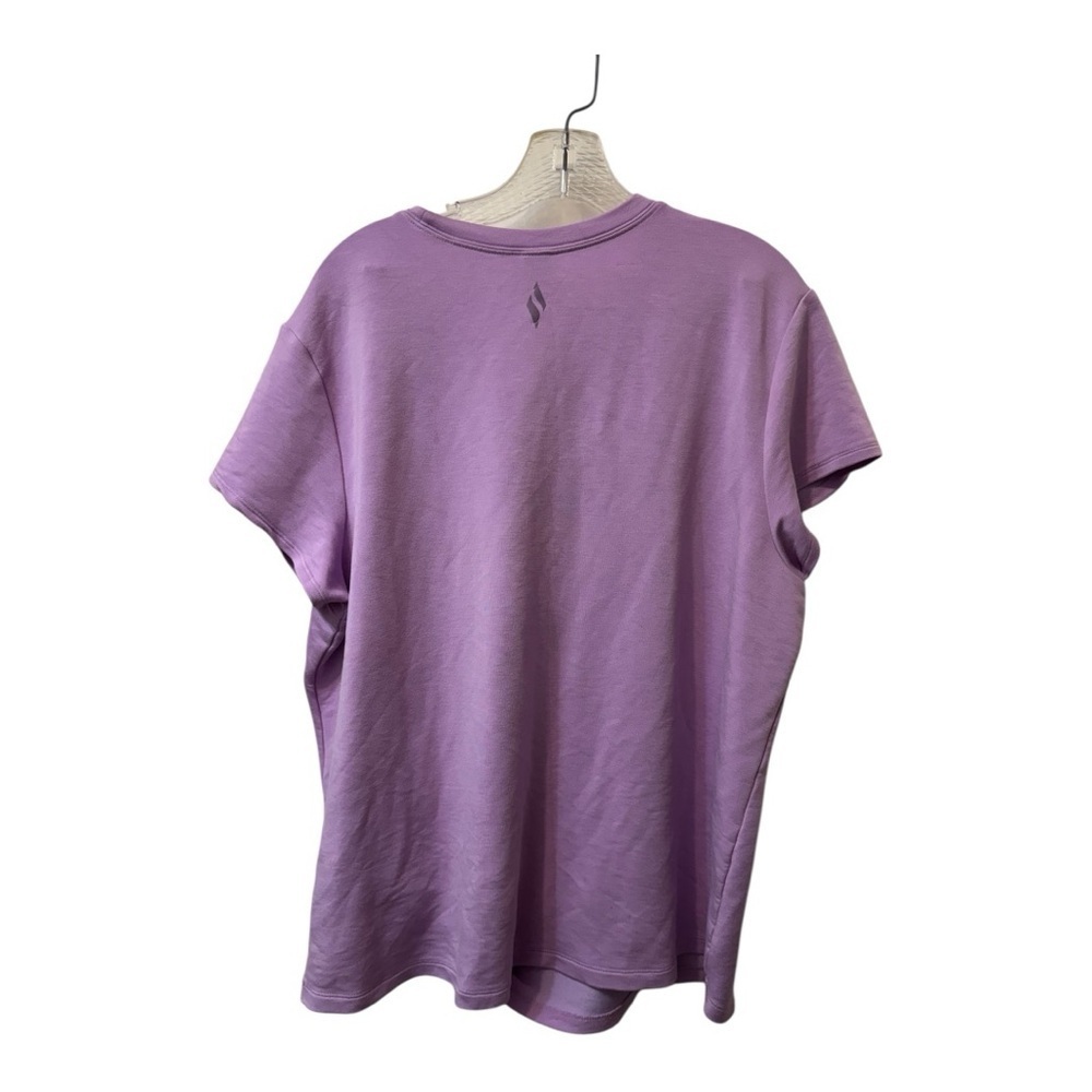 Skechers Lilac Short Sleeve Knot-Front Tee. Size XXL. - Picture 3 of 7